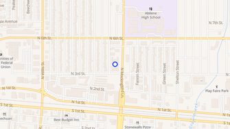 Map for Ridgecrest Apartments - Abilene, TX