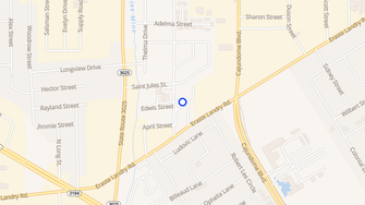 Map for Whispering Oaks Apartments - Lafayette, LA