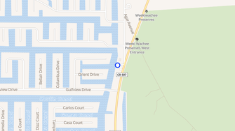 Map for Hernando Beach Motel & Condos - Spring Hill, FL
