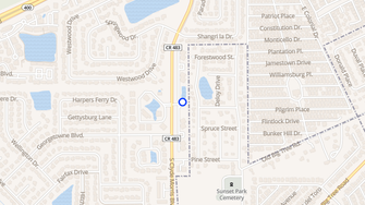 Map for Sedona Club Condominiums - Daytona Beach, FL