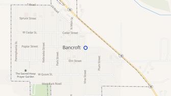 Map for Barber's Sunrise Villa - Bancroft, NE