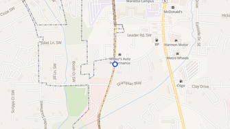 Map for Pinehurst Apartments - Marietta, GA