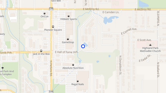 Map for Campus Park Apartments - Stillwater, OK
