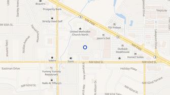 Map for Chevy Chase Apartments - Oklahoma City, OK