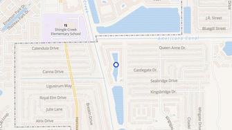 Map for Oak Harbor Apartments - Orlando, FL