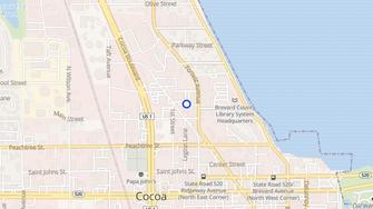 Map for Dixie Motel - Cocoa, FL