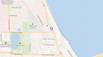 Map for River Oaks Motel - Melbourne, FL