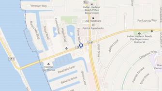 Map for Pines Apartments - Indian Harbour Beach, FL