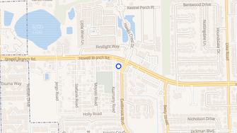 Map for Eastbrook Apartments - Winter Park, FL