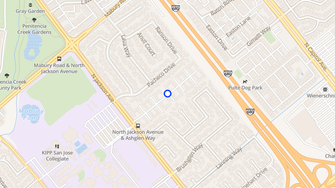 Map for Las Casitas Apartment - San Jose, CA