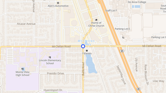Map for Mc Clellan Terrace - Cupertino, CA