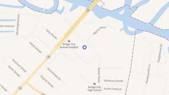 Map for Oakshadow Apartments - Bridge City, TX