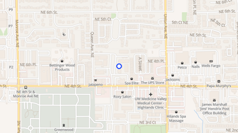 Map for Crown Pointe Apartments - Renton, WA