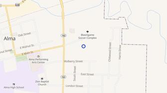 Map for Parkwood Apartments - Alma, AR