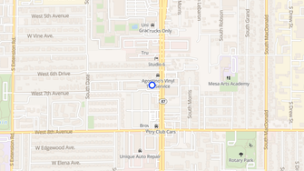 Map for Mesa Ridge Apartment Homes - Mesa, AZ