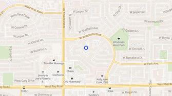 Map for San Tierra Apartments - Chandler, AZ