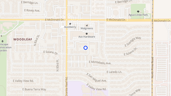 Map for Park Scottsdale Apartments - Scottsdale, AZ