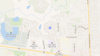 Map for Emerald Village Mobile Home Park - Hillsboro, OR