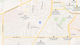 Map for Chelan Apartments - Tualatin, OR