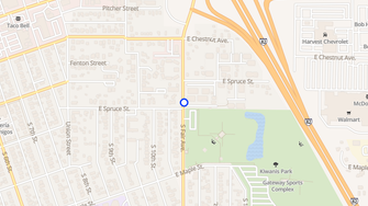 Map for Chestnut Court Apartments - Yakima, WA