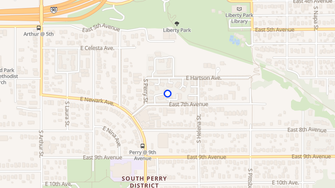 Map for Parkview Apartments - Spokane, WA