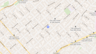 Map for Santana Apartments - Oakland, CA