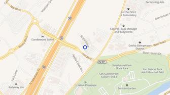 Map for Georgetown Square Apartments - Georgetown, TX