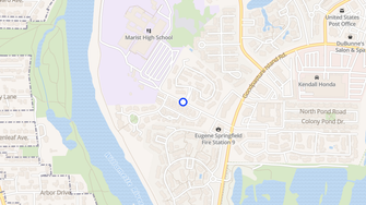 Map for Glenbrook Apartments - Eugene, OR