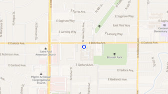 Map for Cameron Park - Fresno, CA