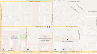 Map for Boulder Springs - Fresno, CA