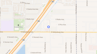 Map for Cardinal Creek Apartments - Fresno, CA