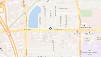 Map for Fort Washington II Apartments - Fresno, CA