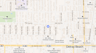 Map for La France Apartments - Delray Beach, FL