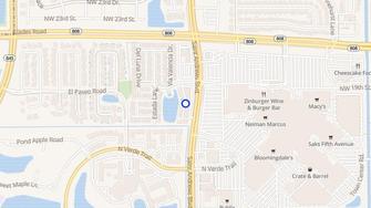 Map for San Marino at Town Place - Boca Raton, FL