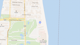 Map for Breakers Row - Palm Beach, FL