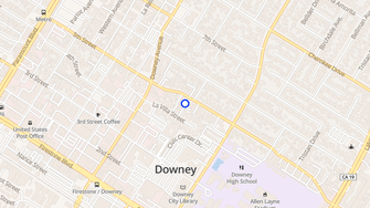 Map for Close To You Apartments - Downey, CA