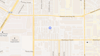 Map for Elm Vista Apartments - Downey, CA