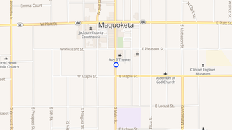 Map for Hurst Senior Apartments - Maquoketa, IA