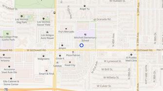 Map for Desert Wind Apartments - Phoenix, AZ