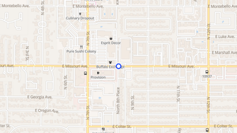 Map for Park Place Apartments  - Phoenix, AZ