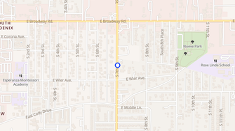 Map for Amber Pointe Apartments - Phoenix, AZ