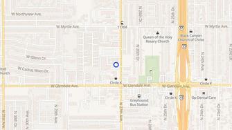 Map for Anchorage Point Apartments - Phoenix, AZ