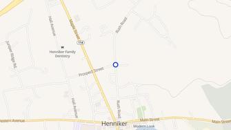 Map for Henniker Properties - Henniker, NH