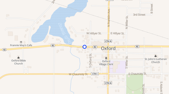 Map for Bayview Apartments - Oxford, WI