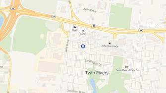 Map for Twin Rivers Apartments - East Windsor, NJ