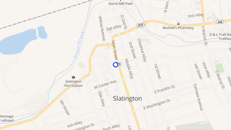 Map for Fine Lodging - Slatington, PA
