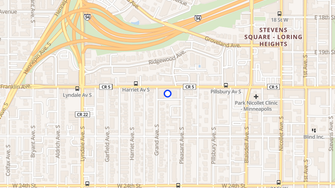 Map for Franklin Villa Apartments - Minneapolis, MN
