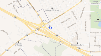 Map for Terrace Motel - Belleville, IL