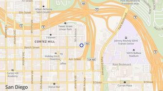 Map for Beech 942 Apartments - San Diego, CA