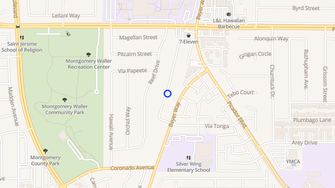 Map for Southgate Village Apartments - San Diego, CA